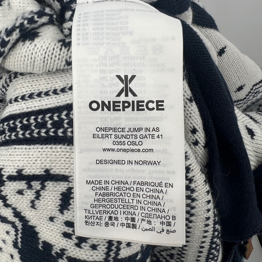 One Piece Norwegian‎ Holidays Are Coming Fair Isle Jumpsuit Onesie Nordic Skiing - Picture 10 of 13
